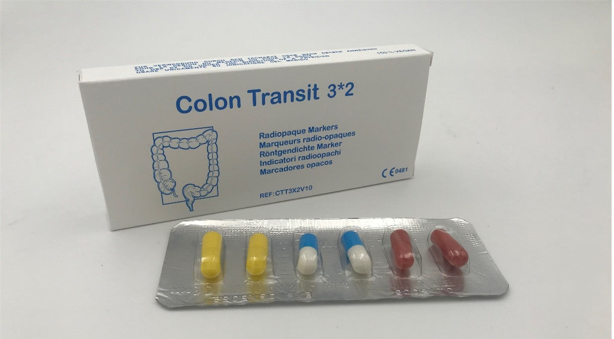 Colon Transit 3x2 -
examen par marqueurs